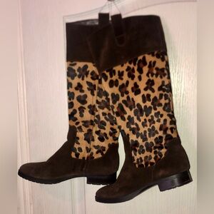 Prwnd Lauren  by Ralph Lauren Brown and Leopard brown Boots size7